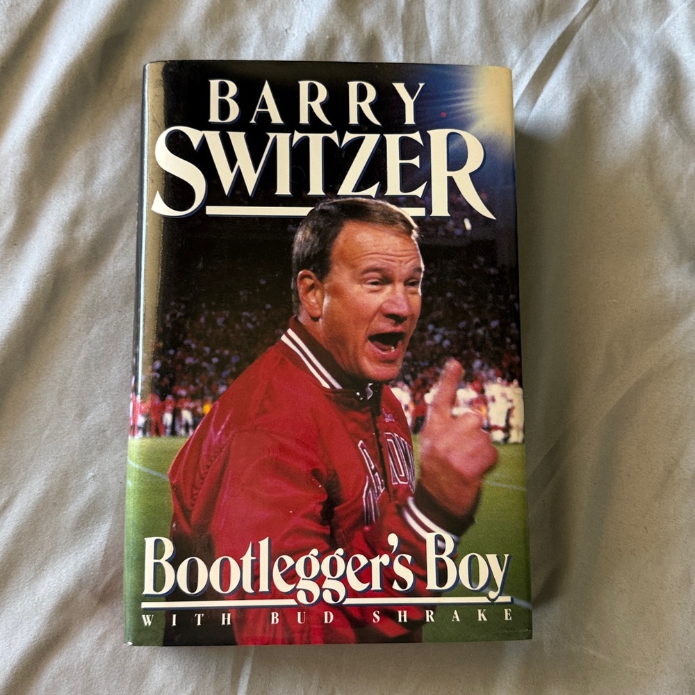 OU FANS!  Bootlegger’s Boy by Barry Switzer Hardback book.  SIGNED by Switzer